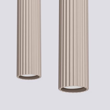 Brilagi - Κρεμαστό φωτιστικό οροφής CRESTO 2xGU10/10W/230V taupe