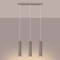 Brilagi - Κρεμαστό φωτιστικό οροφής CRESTO 3xGU10/10W/230V taupe