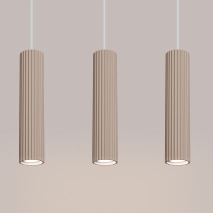 Brilagi - Κρεμαστό φωτιστικό οροφής CRESTO 3xGU10/10W/230V taupe
