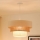 Brilagi - Κρεμαστό φωτιστικό οροφής DENVER LUNETA 1xE27/15W/230V διάμετρος 45 cm μπεζ/καφέ/κρεμ