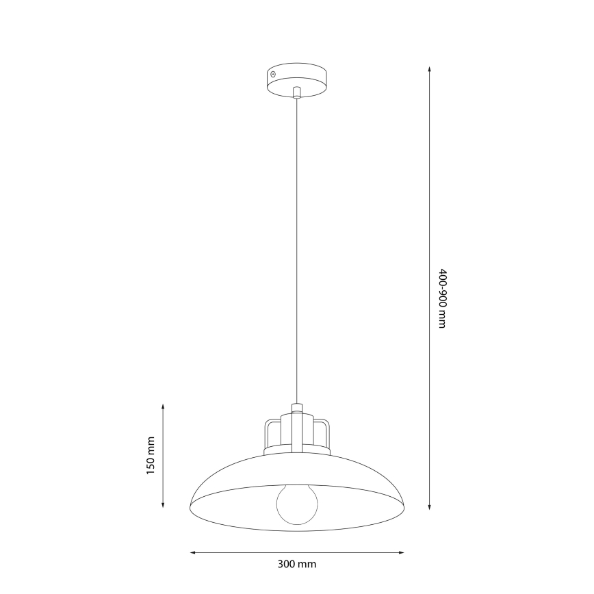 Brilagi - Κρεμαστό φωτιστικό οροφής FLAMENGO 1xE27/60W/230V μπεζ