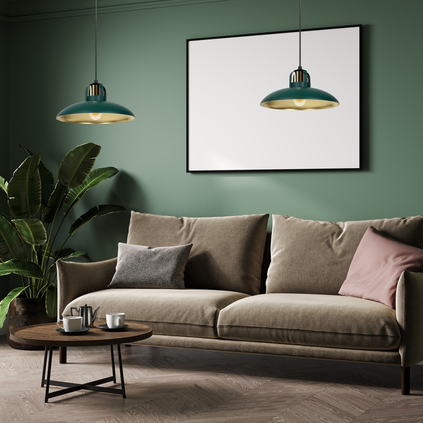 Brilagi - Κρεμαστό φωτιστικό οροφής FLAMENGO 1xE27/60W/230V πράσινο