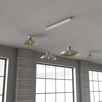 Brilagi - Κρεμαστό φωτιστικό οροφής FLAMENGO 2xE27/60W/230V λευκό