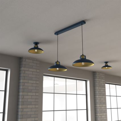 Brilagi - Κρεμαστό φωτιστικό οροφής FLAMENGO 2xE27/60W/230V μπλε