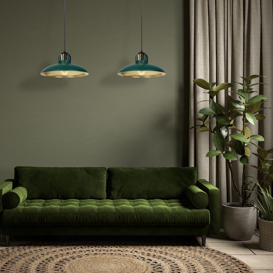 Brilagi - Κρεμαστό φωτιστικό οροφής FLAMENGO 2xE27/60W/230V πράσινο