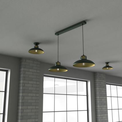 Brilagi - Κρεμαστό φωτιστικό οροφής FLAMENGO 2xE27/60W/230V πράσινο