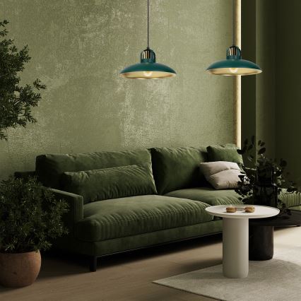 Brilagi - Κρεμαστό φωτιστικό οροφής FLAMENGO 2xE27/60W/230V πράσινο