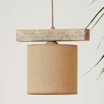 Brilagi - Κρεμαστό φωτιστικό οροφής FOREST 1xE27/15W/230V πεύκο/καφέ