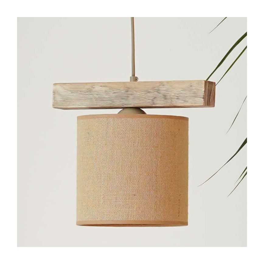 Brilagi - Κρεμαστό φωτιστικό οροφής FOREST 1xE27/15W/230V πεύκο/καφέ