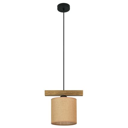 Brilagi - Κρεμαστό φωτιστικό οροφής FOREST 1xE27/15W/230V πεύκο/καφέ/μαύρο