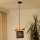 Brilagi - Κρεμαστό φωτιστικό οροφής FOREST 1xE27/15W/230V πεύκο/μαύρο