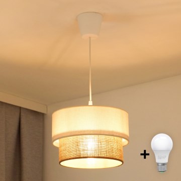Brilagi -  Κρεμαστό φωτιστικό οροφής LED BOHO STYLE 1xE27/15W/230V διάμετρος 25 cm