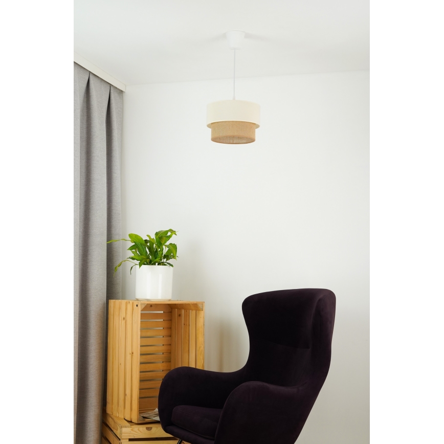 Brilagi -  Κρεμαστό φωτιστικό οροφής LED BOHO STYLE 1xE27/15W/230V διάμετρος 25 cm