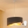 Brilagi -  Κρεμαστό φωτιστικό οροφής LED LYRA 1xE27/15W/230V γκρι/κρεμ/χρυσό