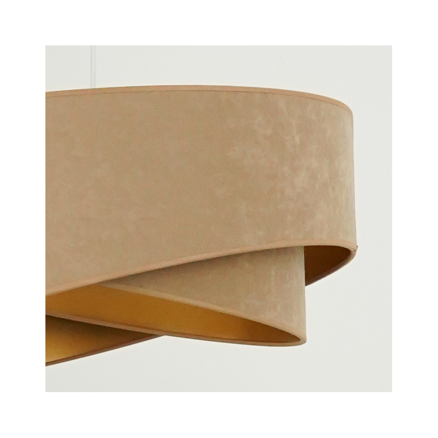 Brilagi -  Κρεμαστό φωτιστικό οροφής LED LYRA 1xE27/15W/230V καφέ/χρυσό