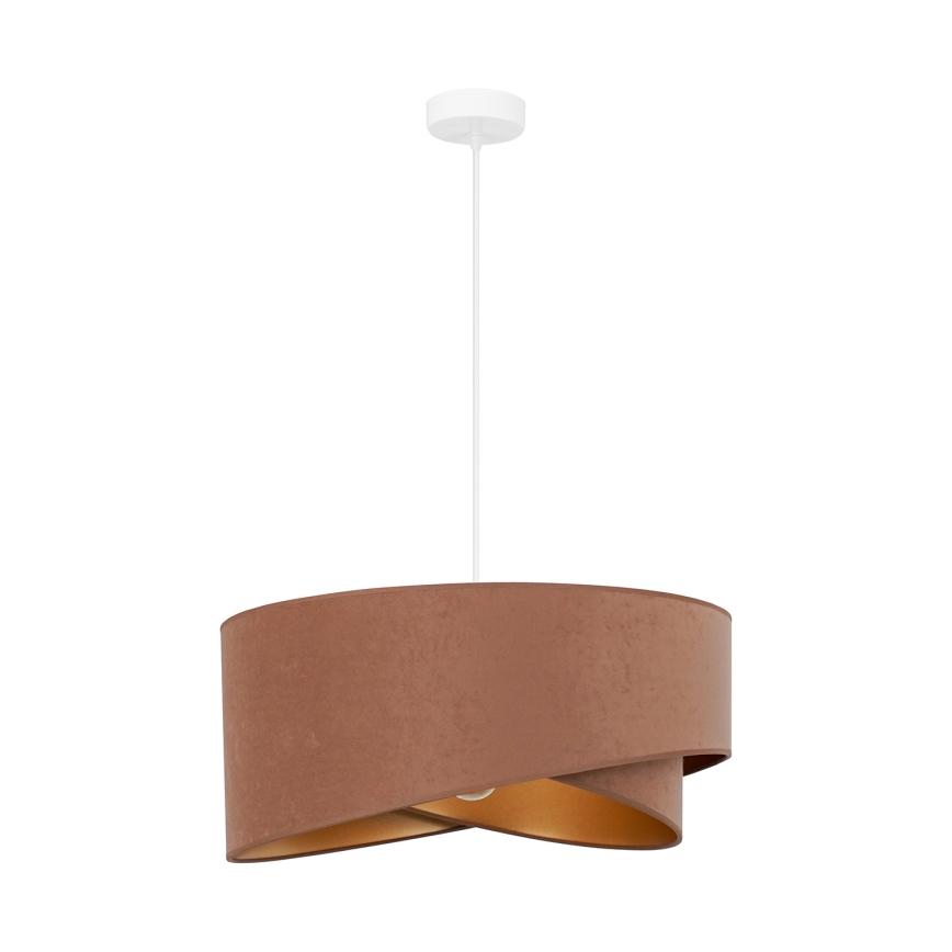 Brilagi -  Κρεμαστό φωτιστικό οροφής LED LYRA 1xE27/15W/230V καφέ/χρυσό