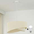 Brilagi -  Κρεμαστό φωτιστικό οροφής LED LYRA 1xE27/15W/230V κρεμ