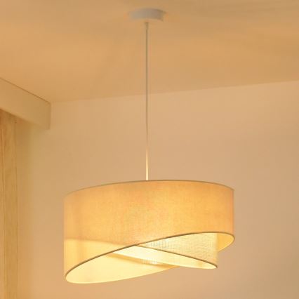 Brilagi -  Κρεμαστό φωτιστικό οροφής LED LYRA 1xE27/15W/230V κρεμ