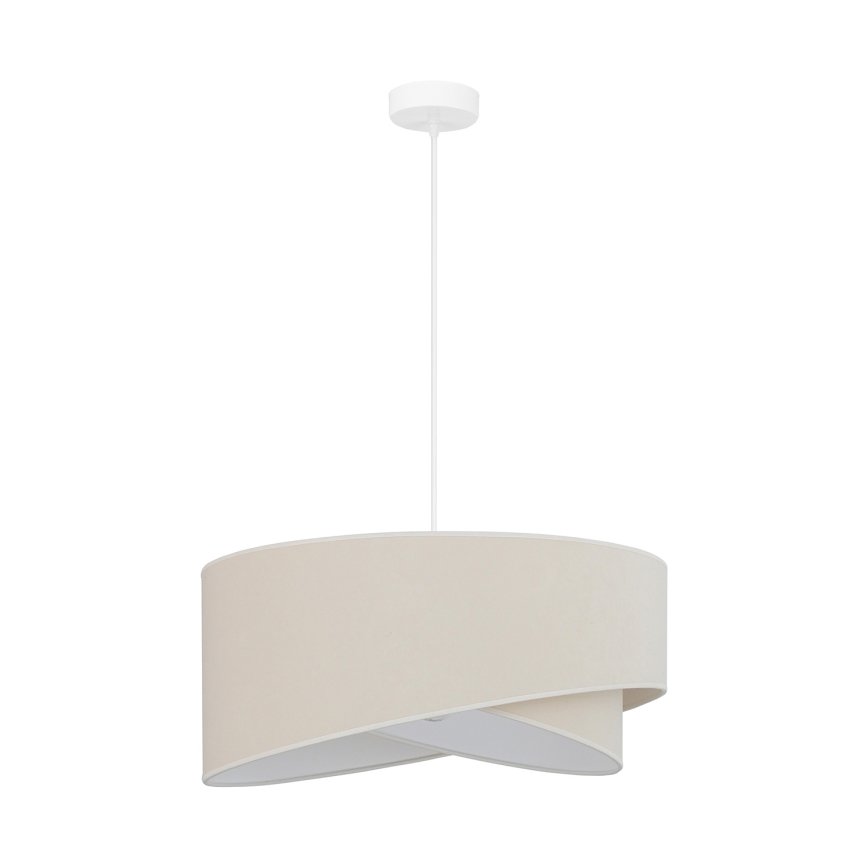 Brilagi -  Κρεμαστό φωτιστικό οροφής LED LYRA 1xE27/15W/230V κρεμ/λευκό