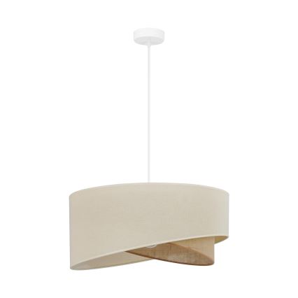 Brilagi -  Κρεμαστό φωτιστικό οροφής LED LYRA 1xE27/15W/230V κρεμ/μπεζ