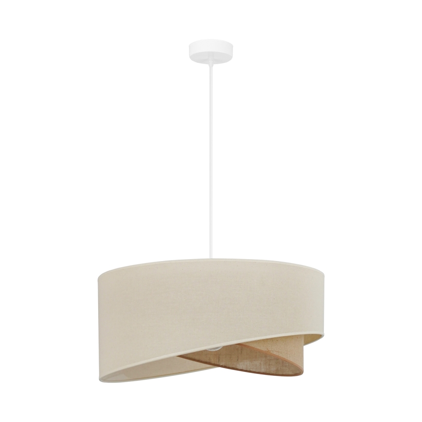 Brilagi -  Κρεμαστό φωτιστικό οροφής LED LYRA 1xE27/15W/230V κρεμ/μπεζ