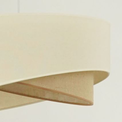 Brilagi -  Κρεμαστό φωτιστικό οροφής LED LYRA 1xE27/15W/230V κρεμ/μπεζ