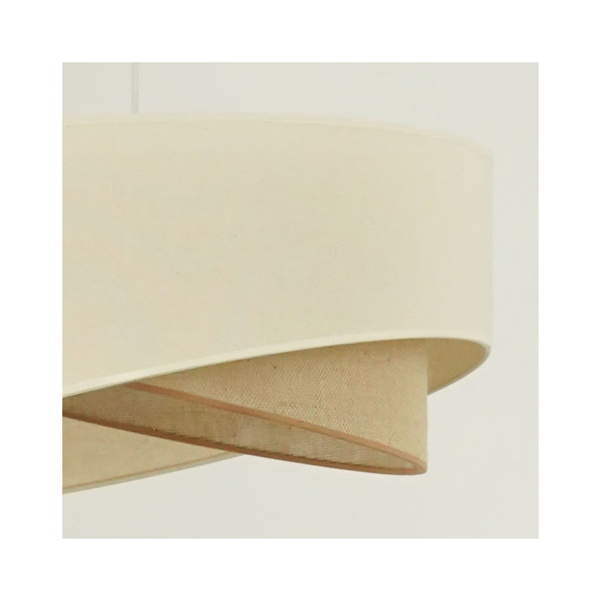 Brilagi -  Κρεμαστό φωτιστικό οροφής LED LYRA 1xE27/15W/230V κρεμ/μπεζ