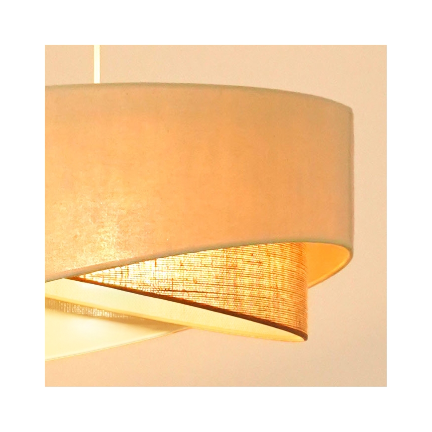 Brilagi -  Κρεμαστό φωτιστικό οροφής LED LYRA 1xE27/15W/230V κρεμ/μπεζ