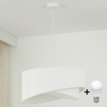 Brilagi -  Κρεμαστό φωτιστικό οροφής LED LYRA 1xE27/15W/230V λευκό