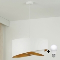 Brilagi -  Κρεμαστό φωτιστικό οροφής LED LYRA 1xE27/15W/230V λευκό/χρυσό