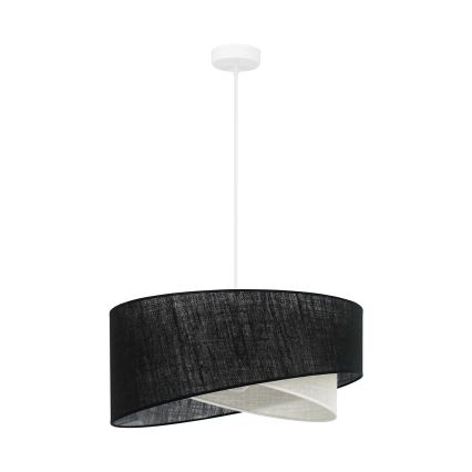 Brilagi -  Κρεμαστό φωτιστικό οροφής LED LYRA 1xE27/15W/230V μαύρο/κρεμ