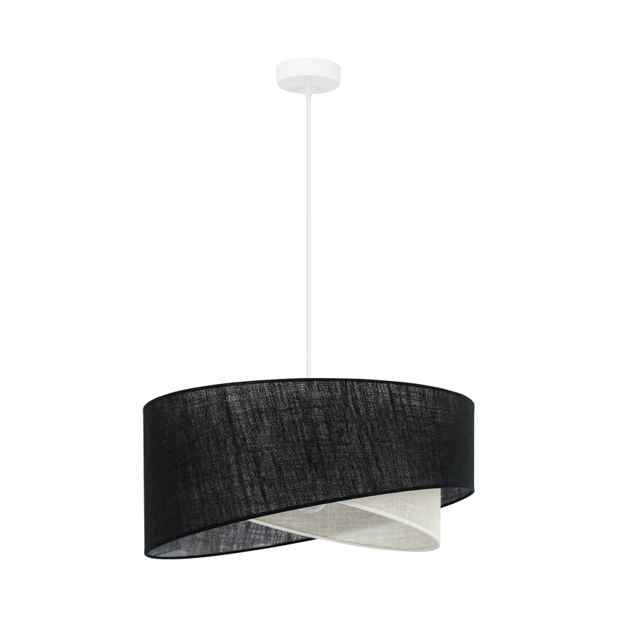 Brilagi -  Κρεμαστό φωτιστικό οροφής LED LYRA 1xE27/15W/230V μαύρο/κρεμ