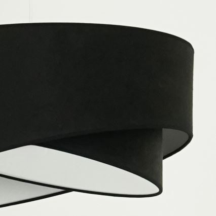 Brilagi -  Κρεμαστό φωτιστικό οροφής LED LYRA 1xE27/15W/230V μαύρο/λευκό