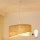 Brilagi -  Κρεμαστό φωτιστικό οροφής LED LYRA 1xE27/15W/230V μπεζ/κρεμ