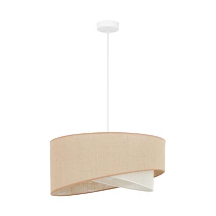 Brilagi -  Κρεμαστό φωτιστικό οροφής LED LYRA 1xE27/15W/230V μπεζ/κρεμ