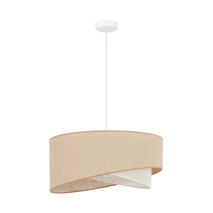 Brilagi -  Κρεμαστό φωτιστικό οροφής LED LYRA 1xE27/15W/230V μπεζ/κρεμ