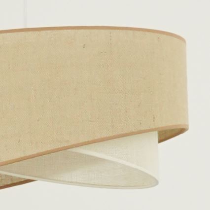 Brilagi -  Κρεμαστό φωτιστικό οροφής LED LYRA 1xE27/15W/230V μπεζ/κρεμ