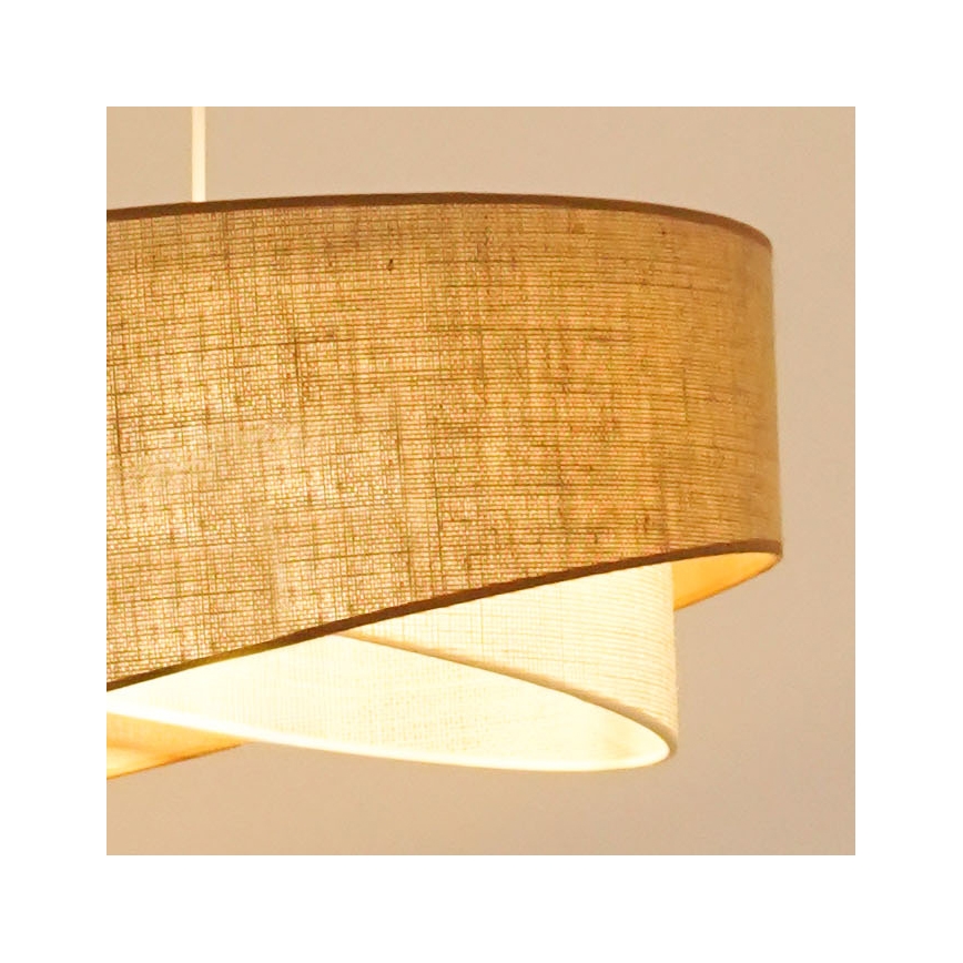 Brilagi -  Κρεμαστό φωτιστικό οροφής LED LYRA 1xE27/15W/230V μπεζ/κρεμ