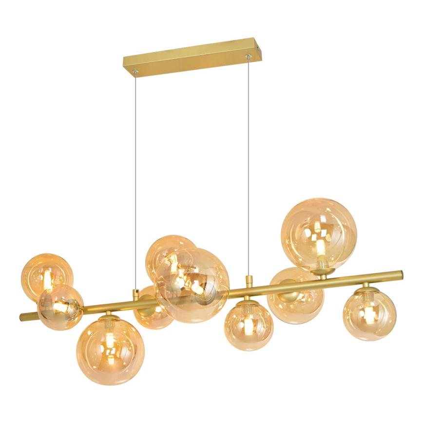 Brilagi -  Κρεμαστό φωτιστικό οροφής LED MILLA 10xG9/3W/230V χρυσό