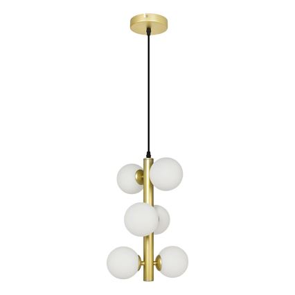Brilagi -  Κρεμαστό φωτιστικό οροφής LED MILLA 6xG9/3W/230V χρυσό/λευκό