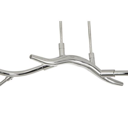Brilagi -  Κρεμαστό φωτιστικό οροφής LED MISTEL 6xG9/3W/230V γυαλιστερό χρώμιο/φιμέ