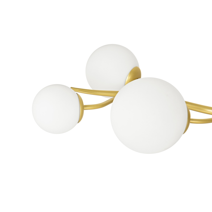 Brilagi -  Κρεμαστό φωτιστικό οροφής LED MISTEL 6xG9/3W/230V χρυσό/λευκό