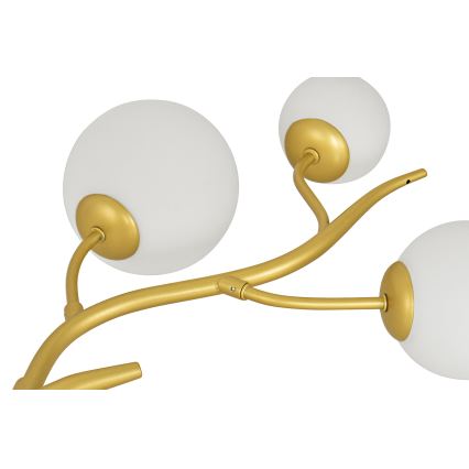 Brilagi -  Κρεμαστό φωτιστικό οροφής LED MISTEL 6xG9/3W/230V χρυσό/λευκό