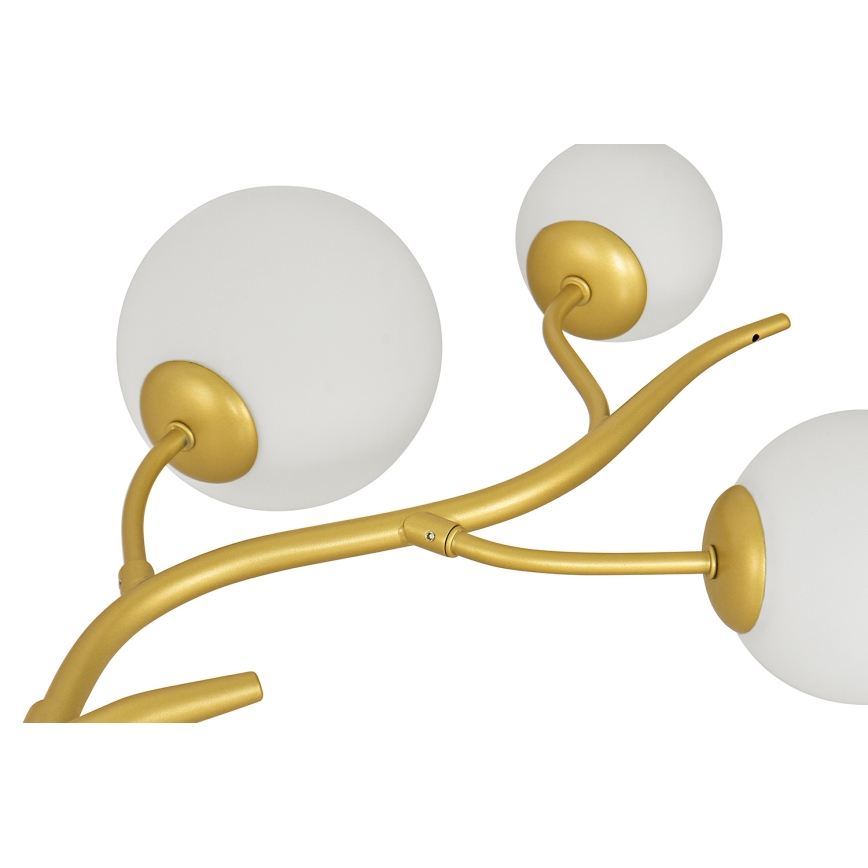Brilagi -  Κρεμαστό φωτιστικό οροφής LED MISTEL 6xG9/3W/230V χρυσό/λευκό