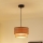 Brilagi - Κρεμαστό φωτιστικό οροφής MONTANA BOHO 1xE27/15W/230V διάμετρος 25 cm καφέ/μαύρο