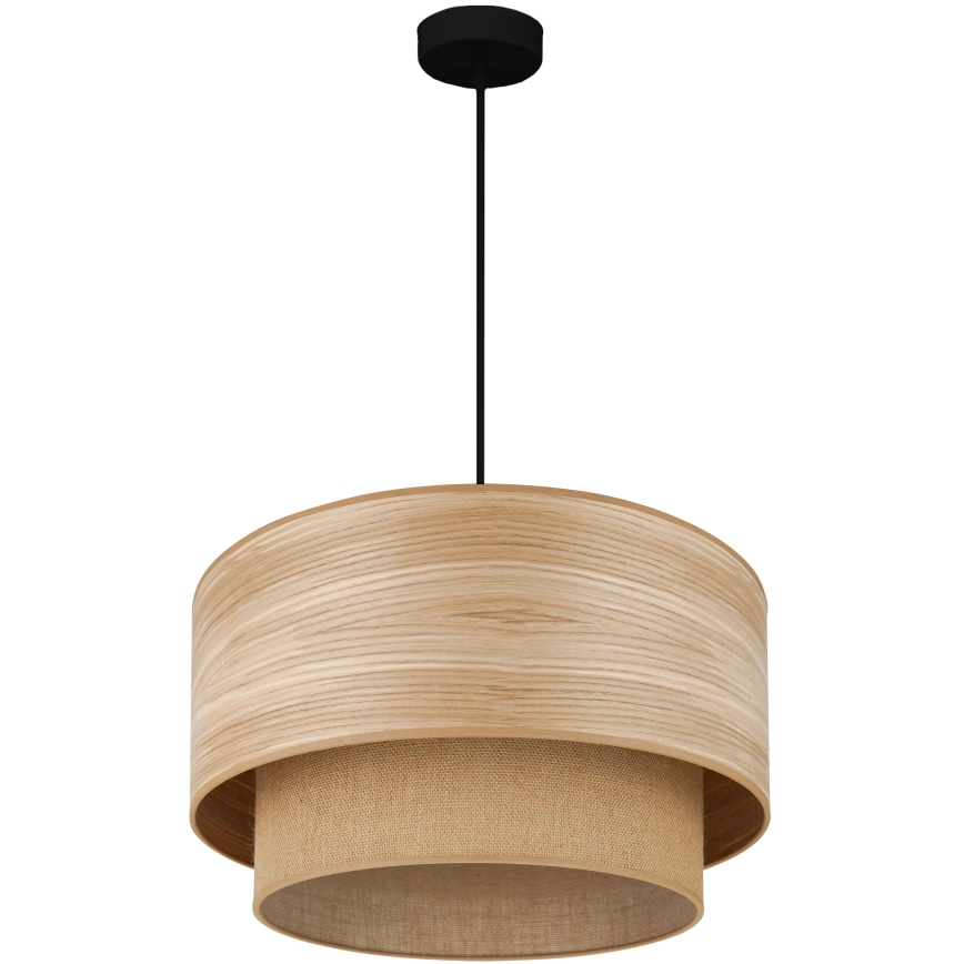 Brilagi - Κρεμαστό φωτιστικό οροφής MONTANA BOHO 1xE27/15W/230V διάμετρος 45 cm καφέ/μαύρο