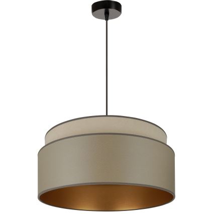 Brilagi - Κρεμαστό φωτιστικό οροφής OREGON VEGE 1xE27/15W/230V διάμετρος 45 cm γκρι