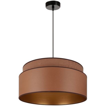 Brilagi - Κρεμαστό φωτιστικό οροφής OREGON VEGE 1xE27/15W/230V διάμετρος 45 cm καφέ