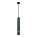 Brilagi - Κρεμαστό φωτιστικό οροφής POKER 1xGU10/25W/230V πράσινο/χρυσό