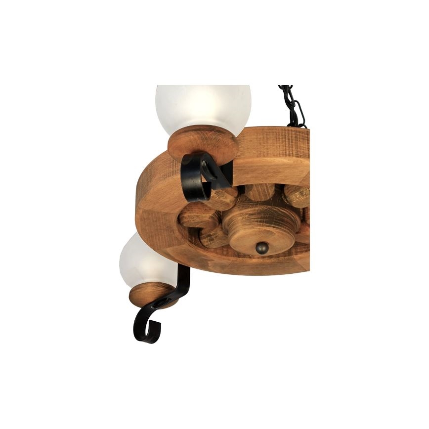 Brilagi - Κρεμαστό φωτιστικό οροφής ROATA 3xE14/40W/230V οξιά